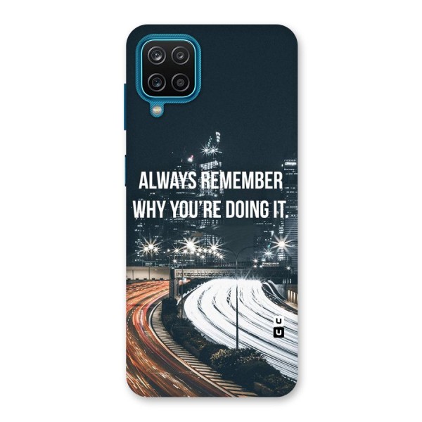 Always Remember Back Case for Galaxy F12