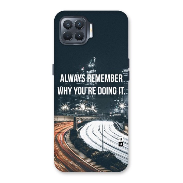 Always Remember Back Case for Oppo F17 Pro