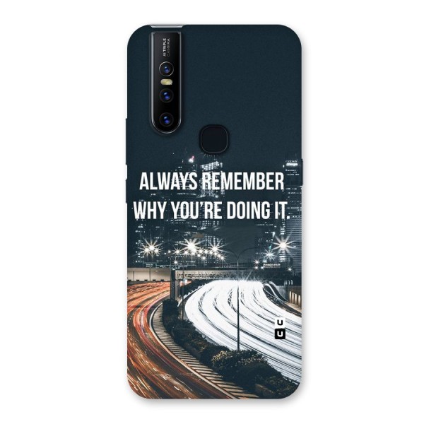 Always Remember Back Case for Vivo V15