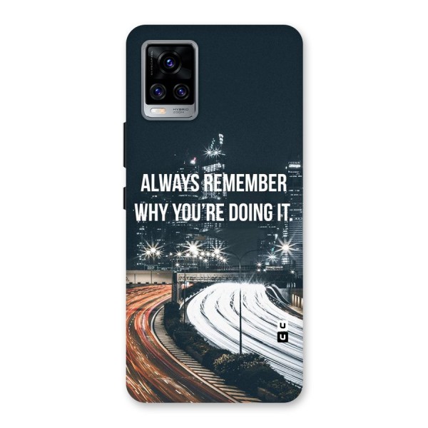 Always Remember Back Case for Vivo V20 Pro