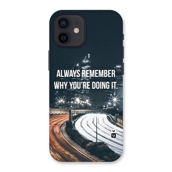 Always Remember Back Case for iPhone 12