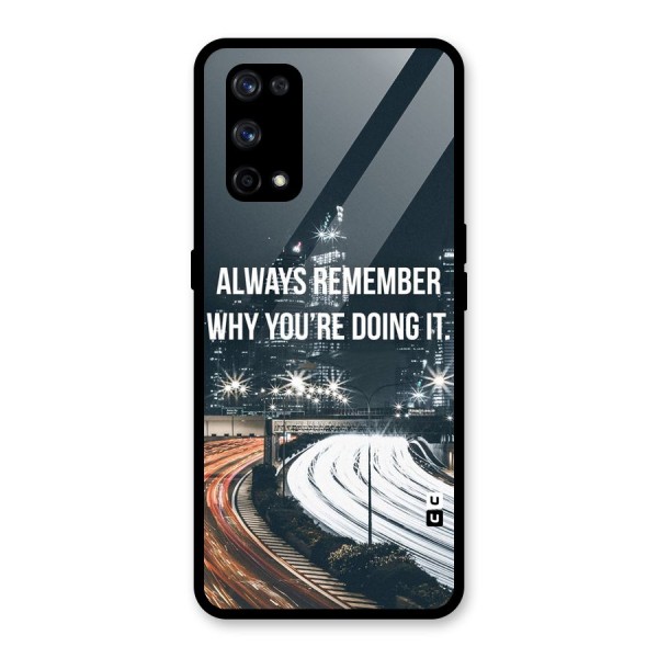 Always Remember Glass Back Case for Realme X7 Pro