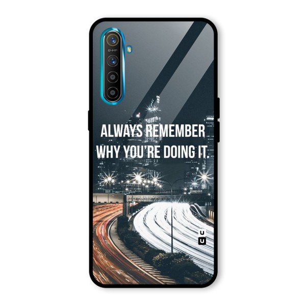 Always Remember Glass Back Case for Realme XT