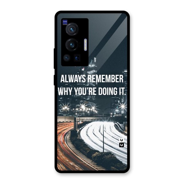 Always Remember Glass Back Case for Vivo X70 Pro