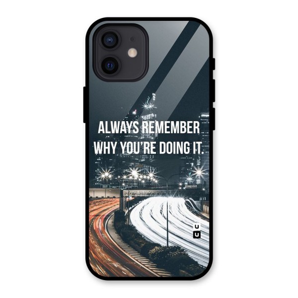 Always Remember Glass Back Case for iPhone 12