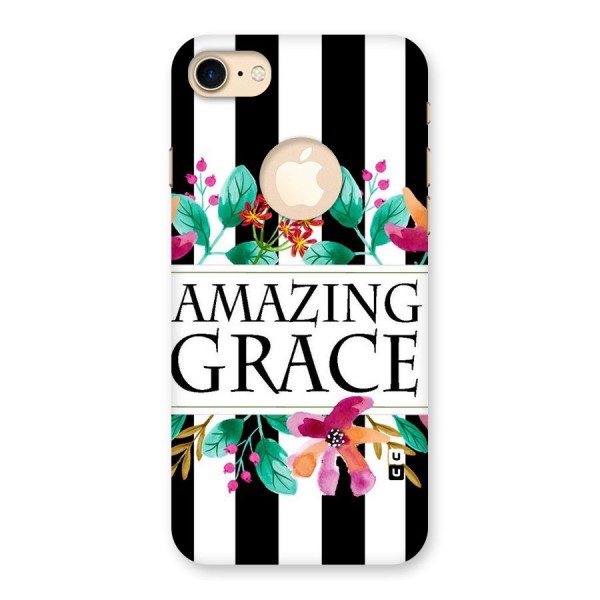 Amazing Grace Back Case for iPhone 8 Logo Cut