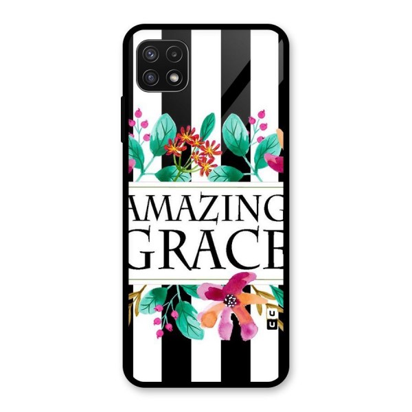 Amazing Grace Glass Back Case for Galaxy A22 5G