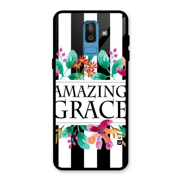 Amazing Grace Glass Back Case for Galaxy J8