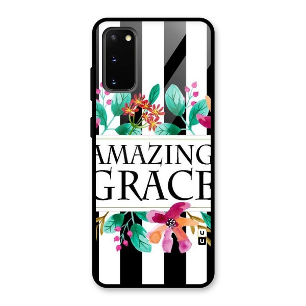 Amazing Grace Glass Back Case for Galaxy S20