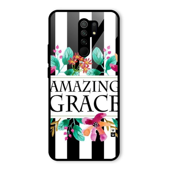 Amazing Grace Glass Back Case for Redmi 9 Prime