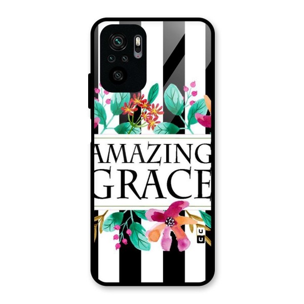 Amazing Grace Glass Back Case for Redmi Note 10