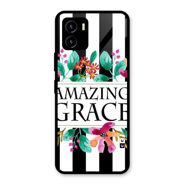 Amazing Grace Glass Back Case for Vivo Y15s