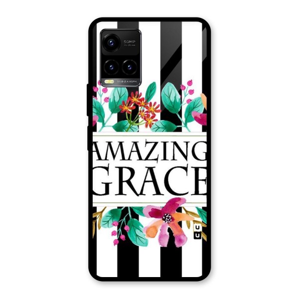 Amazing Grace Glass Back Case for Vivo Y21 2021