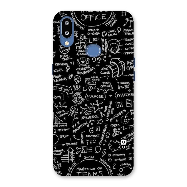 Anatomy Pattern Back Case for Galaxy M01s