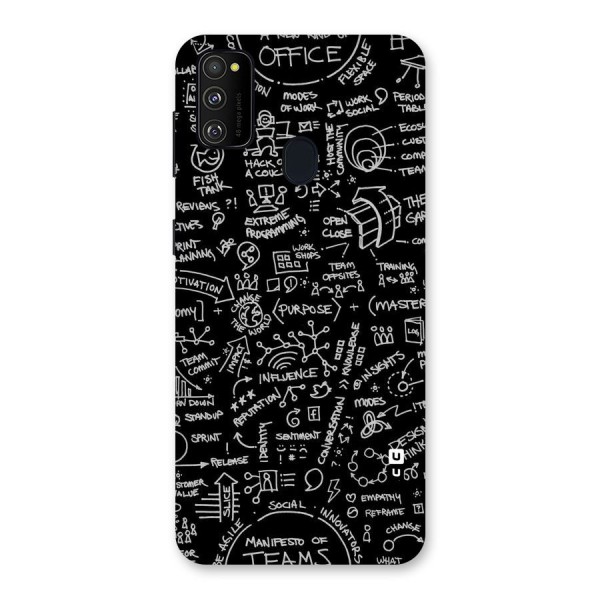 Anatomy Pattern Back Case for Galaxy M21