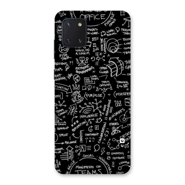 Anatomy Pattern Back Case for Galaxy Note 10 Lite