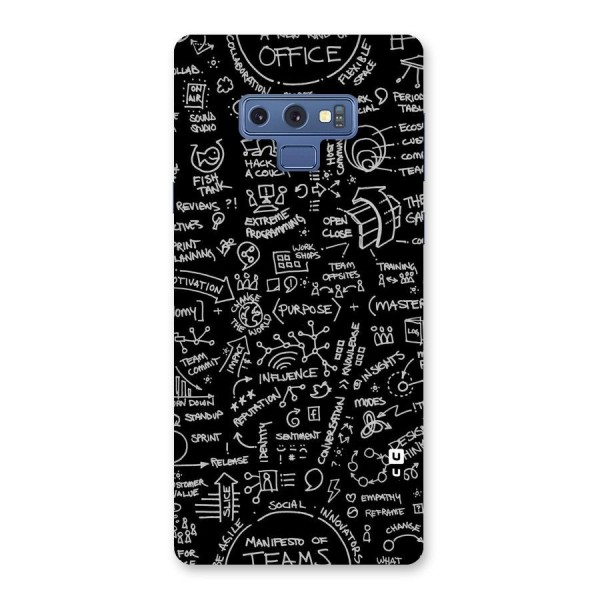 Anatomy Pattern Back Case for Galaxy Note 9