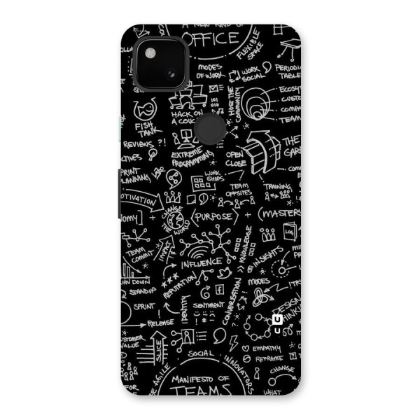 Anatomy Pattern Back Case for Google Pixel 4a