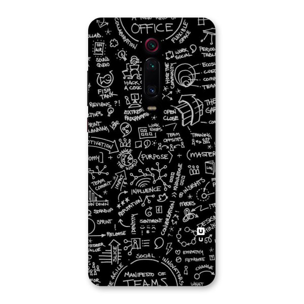 Anatomy Pattern Back Case for Redmi K20