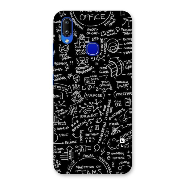 Anatomy Pattern Back Case for Vivo Y91