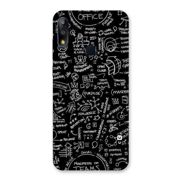 Anatomy Pattern Back Case for Zenfone Max Pro M2