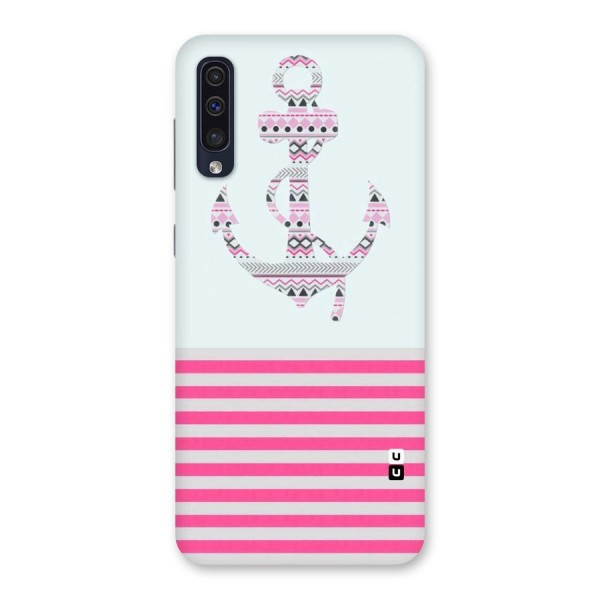 Anchor Design Stripes Back Case for Galaxy A50