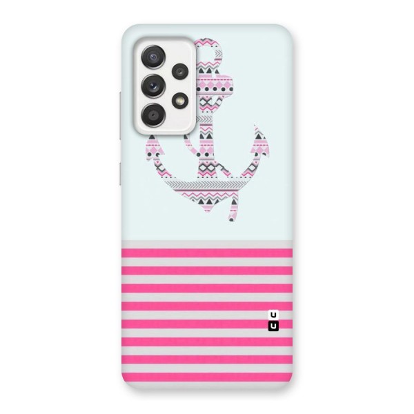 Anchor Design Stripes Back Case for Galaxy A52