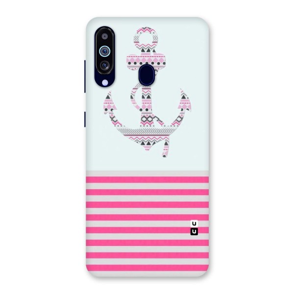 Anchor Design Stripes Back Case for Galaxy A60