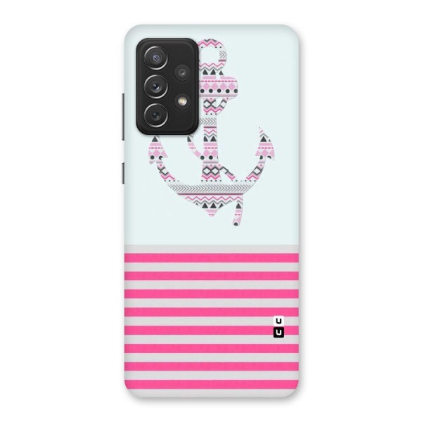 Anchor Design Stripes Back Case for Galaxy A72