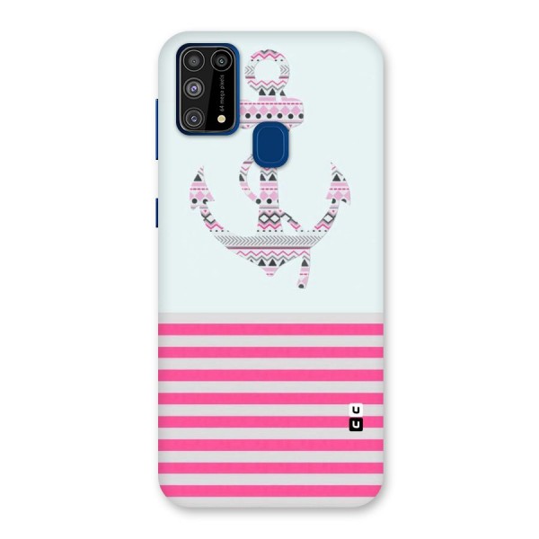 Anchor Design Stripes Back Case for Galaxy F41