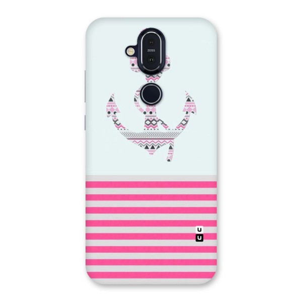 Anchor Design Stripes Back Case for Nokia 8.1