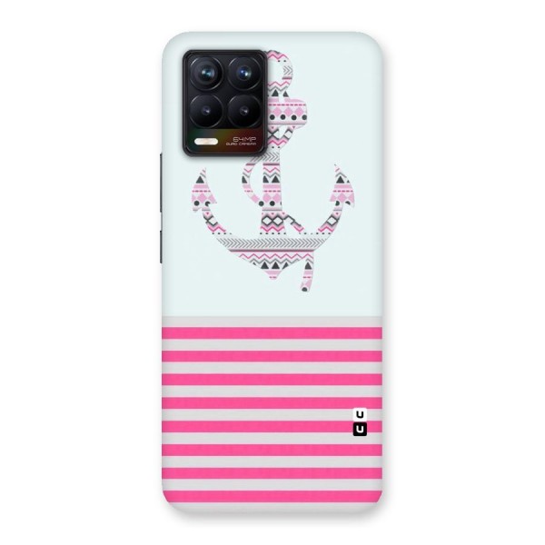 Anchor Design Stripes Back Case for Realme 8