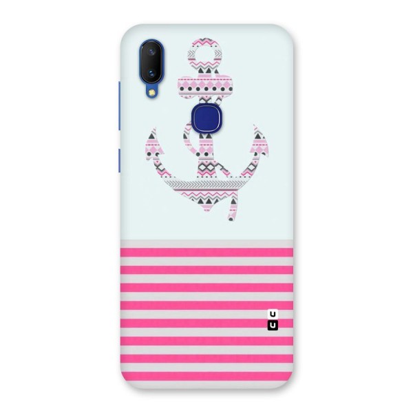 Anchor Design Stripes Back Case for Vivo V11