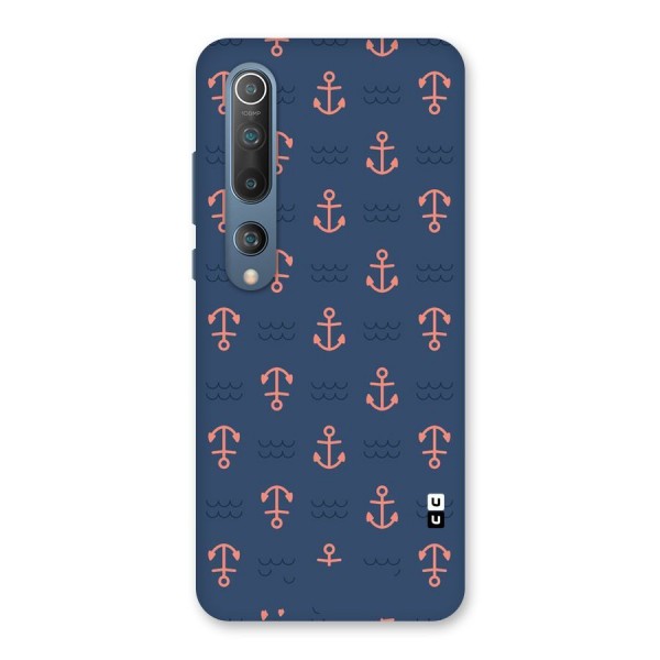 Anchor Sea Blue Back Case for Mi 10