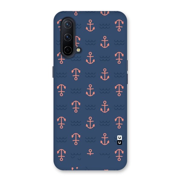 Anchor Sea Blue Back Case for OnePlus Nord CE 5G