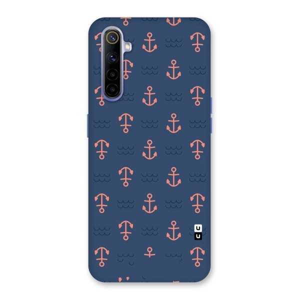 Anchor Sea Blue Back Case for Realme 6