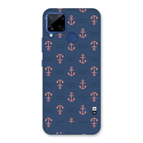 Anchor Sea Blue Back Case for Realme C12