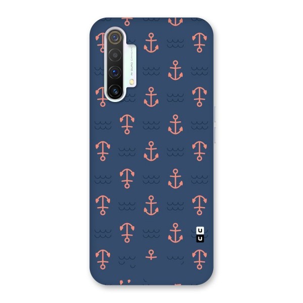 Anchor Sea Blue Back Case for Realme X3