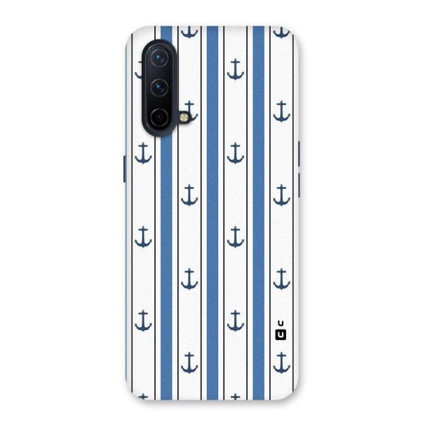 Anchor Stripe Lines Back Case for OnePlus Nord CE 5G
