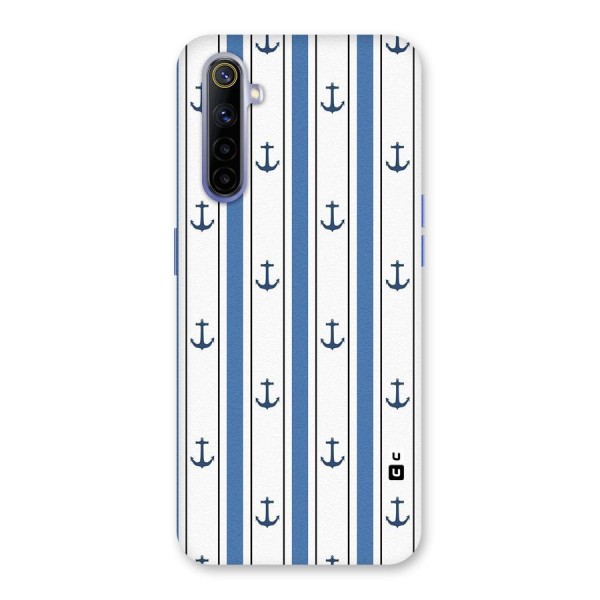 Anchor Stripe Lines Back Case for Realme 6i