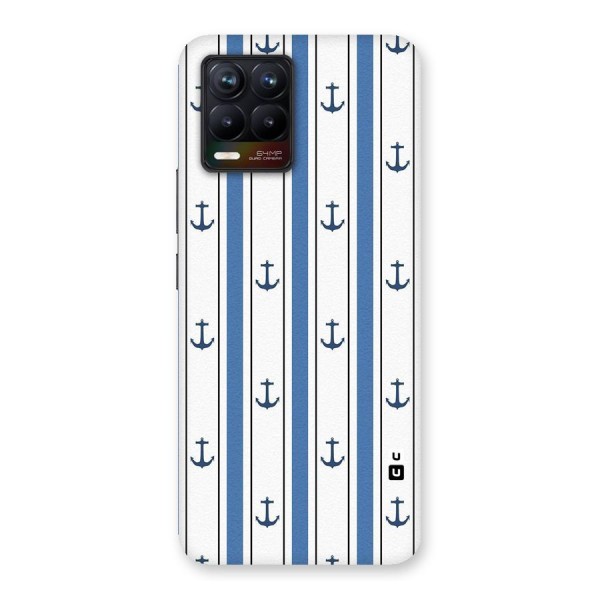 Anchor Stripe Lines Back Case for Realme 8