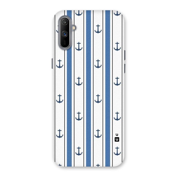 Anchor Stripe Lines Back Case for Realme C3