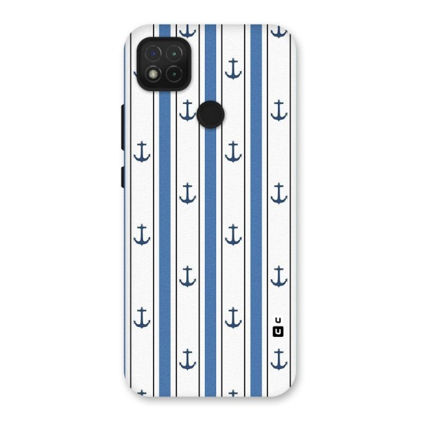 Anchor Stripe Lines Back Case for Redmi 9