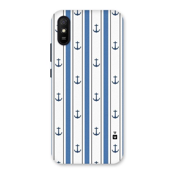 Anchor Stripe Lines Back Case for Redmi 9i