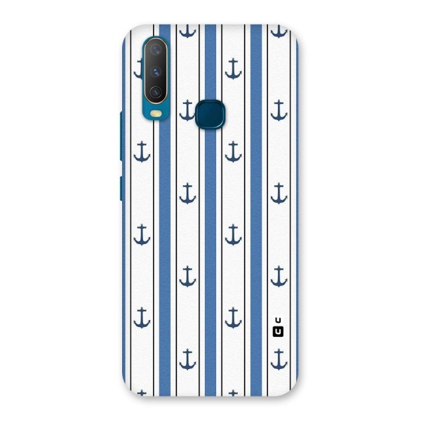 Anchor Stripe Lines Back Case for Vivo Y12