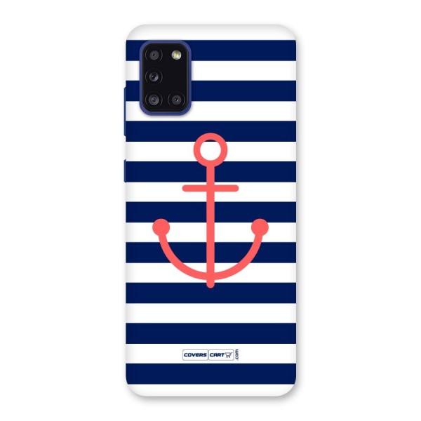 Anchor Stripes Back Case for Galaxy A31