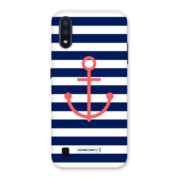 Anchor Stripes Back Case for Galaxy M01