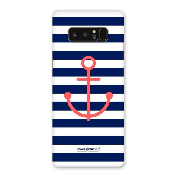 Anchor Stripes Back Case for Galaxy Note 8