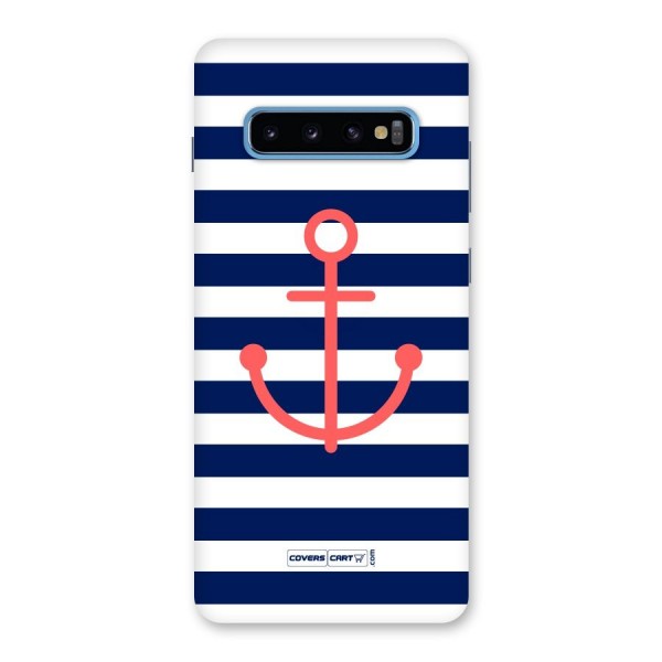 Anchor Stripes Back Case for Galaxy S10 Plus