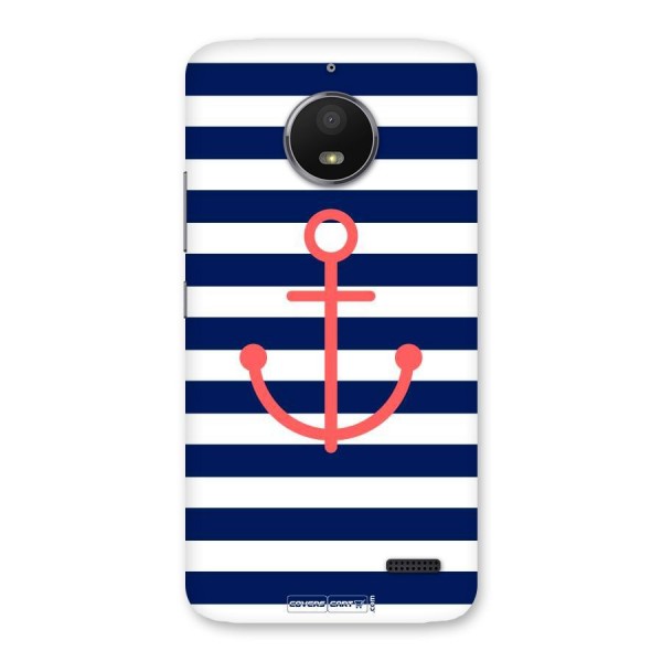 Anchor Stripes Back Case for Moto E4